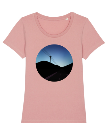 Photo Illustration - black road Canyon Pink