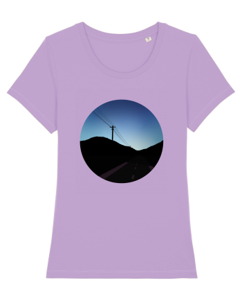 Photo Illustration - black road Lavender Dawn