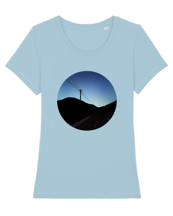 Photo Illustration - black road Sky Blue