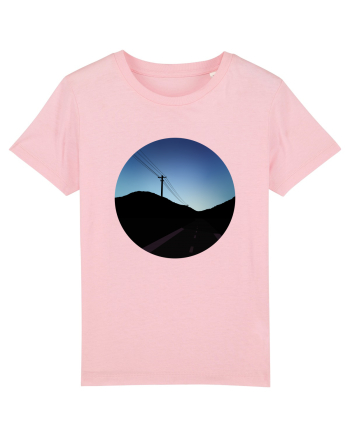 Photo Illustration - black road Cotton Pink