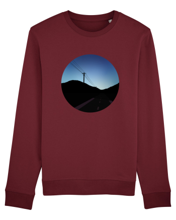 Photo Illustration - black road Burgundy