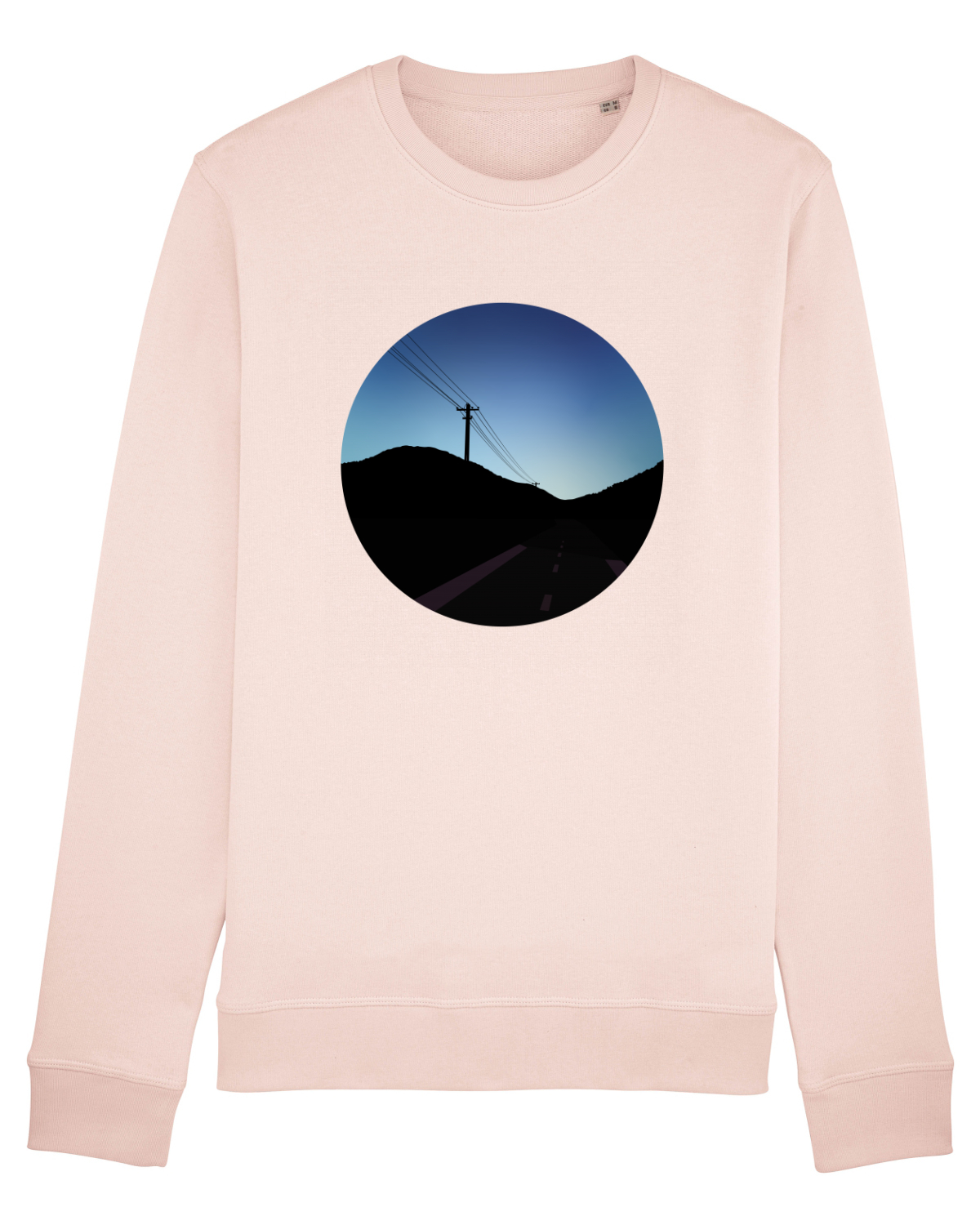 Bluză mânecă lungă Unisex Rise Candy Pink