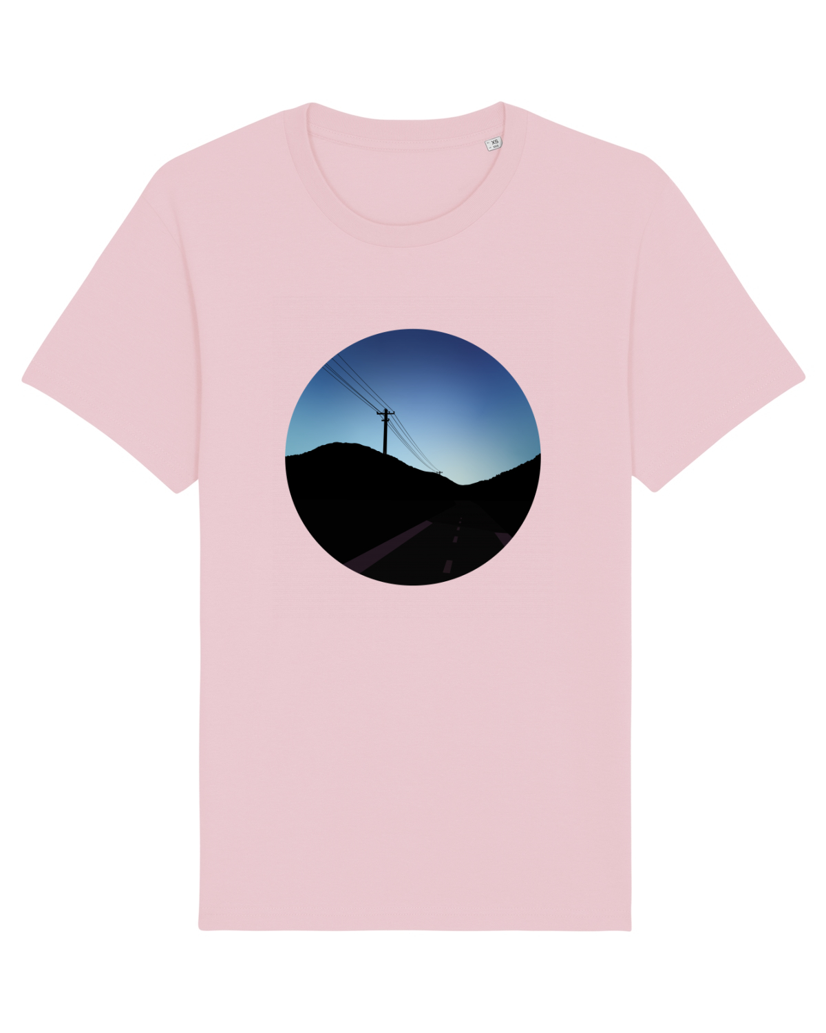 Tricou mânecă scurtă Unisex Rocker Cotton Pink