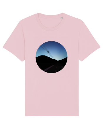 Photo Illustration - black road Cotton Pink