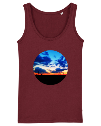 Photo Illustration - far away sunset Burgundy