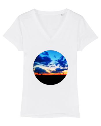 Photo Illustration - far away sunset White