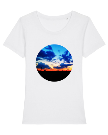 Photo Illustration - far away sunset White