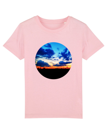 Photo Illustration - far away sunset Cotton Pink