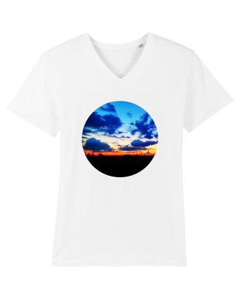 Photo Illustration - far away sunset White