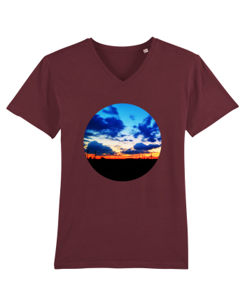 Photo Illustration - far away sunset Burgundy