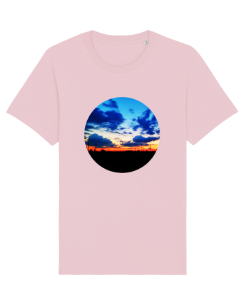 Photo Illustration - far away sunset Cotton Pink