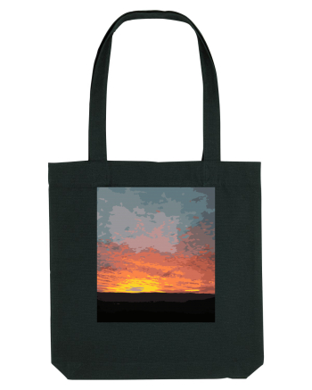 Photo Illustration - fire in the sky Black