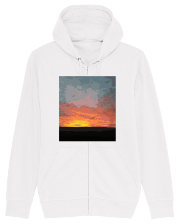 Photo Illustration - fire in the sky White
