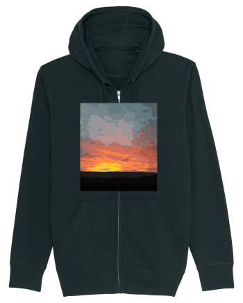 Photo Illustration - fire in the sky Black