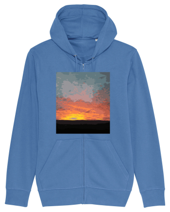 Photo Illustration - fire in the sky Bright Blue