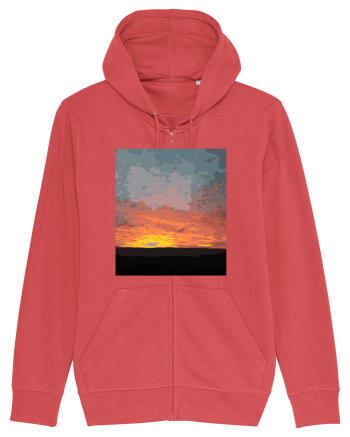 Photo Illustration - fire in the sky Carmine Red