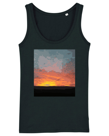 Photo Illustration - fire in the sky Black