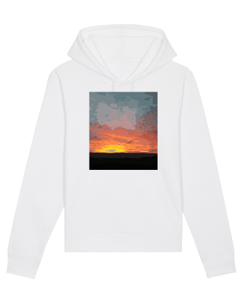 Photo Illustration - fire in the sky White