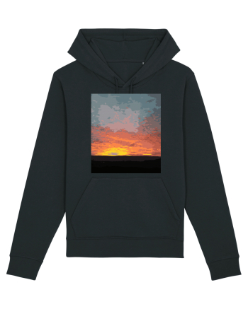 Photo Illustration - fire in the sky Black