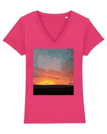 Photo Illustration - fire in the sky Raspberry