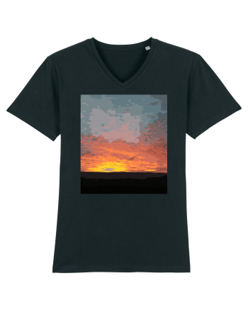 Photo Illustration - fire in the sky Black