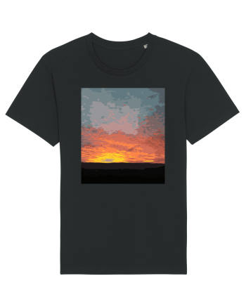 Photo Illustration - fire in the sky Black