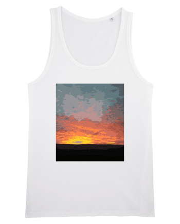 Photo Illustration - fire in the sky White