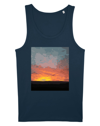 Photo Illustration - fire in the sky Navy