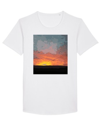 Photo Illustration - fire in the sky White