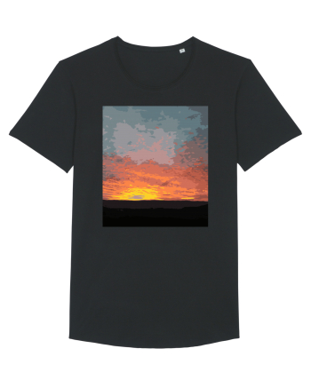 Photo Illustration - fire in the sky Black