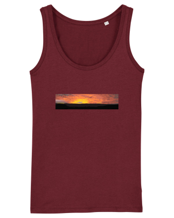 Photo Illustration - boxed sunset 4 Burgundy