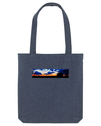 Photo Illustration - boxed sunset 5 Midnight Blue