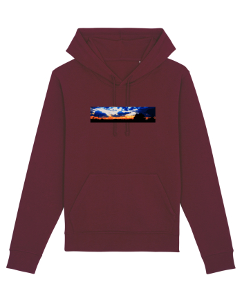 Photo Illustration - boxed sunset 5 Burgundy
