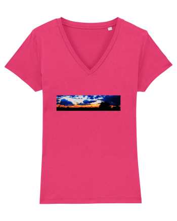 Photo Illustration - boxed sunset 5 Raspberry