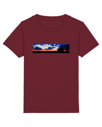 Photo Illustration - boxed sunset 5 Burgundy