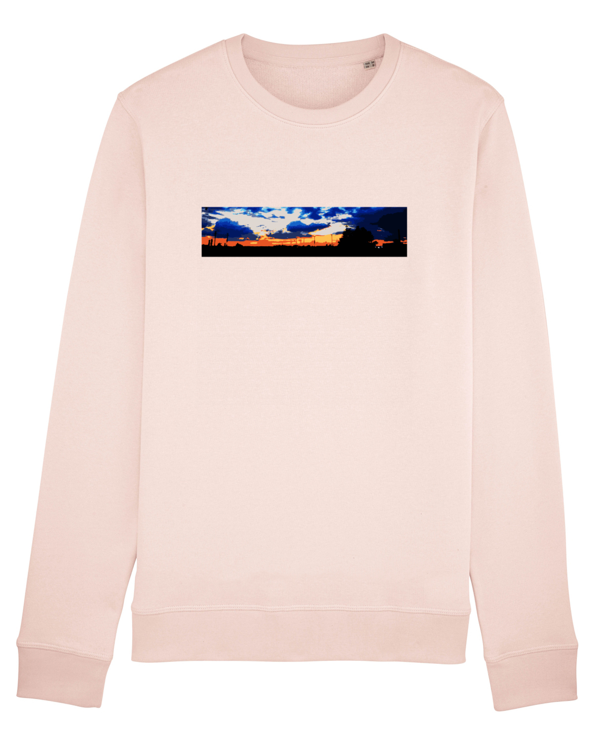 Bluză mânecă lungă Unisex Rise Candy Pink