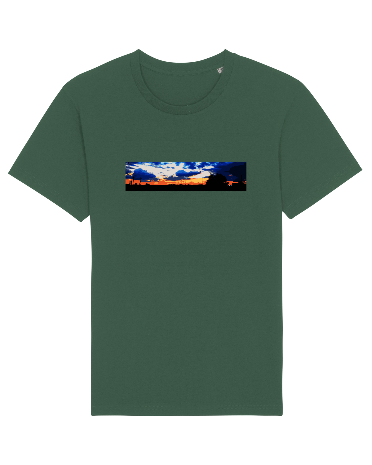 Tricou mânecă scurtă Unisex Rocker Bottle Green