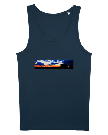 Photo Illustration - boxed sunset 5 Navy
