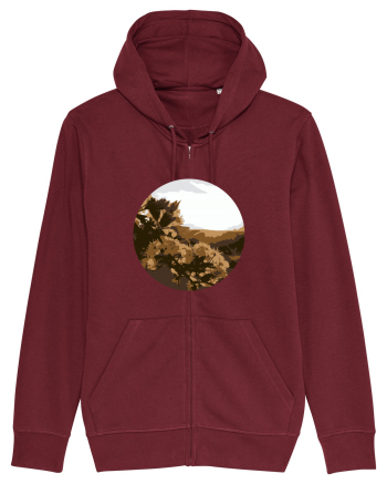 Photo Illustration - low-fi spring Burgundy