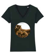 Photo Illustration - low-fi spring Tricou mânecă scurtă guler V Damă Evoker