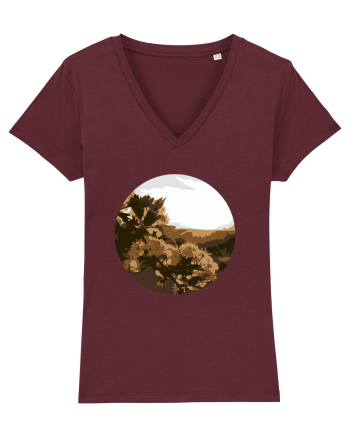 Photo Illustration - low-fi spring Burgundy