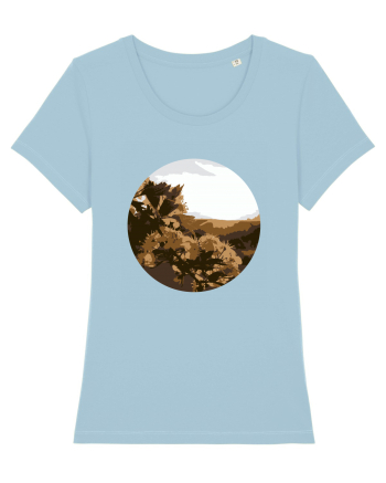 Photo Illustration - low-fi spring Sky Blue