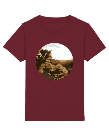 Photo Illustration - low-fi spring Burgundy