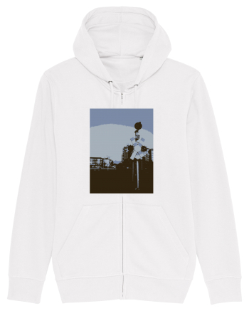 Photo Illustration - lo-fi railroad stop White