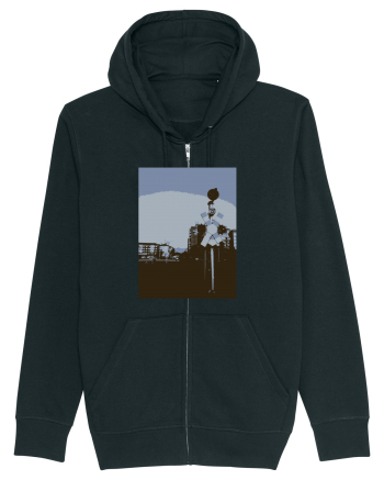 Photo Illustration - lo-fi railroad stop Black