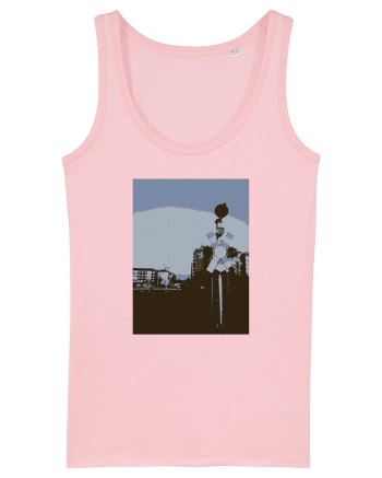 Photo Illustration - lo-fi railroad stop Cotton Pink