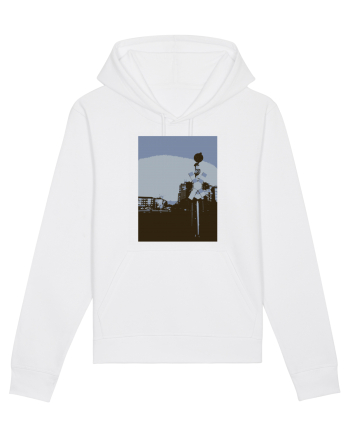 Photo Illustration - lo-fi railroad stop White