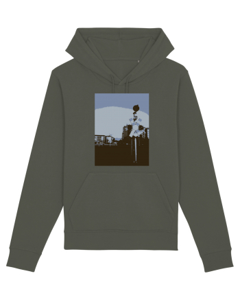 Photo Illustration - lo-fi railroad stop Khaki