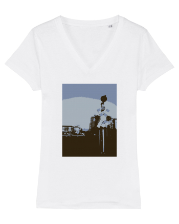 Photo Illustration - lo-fi railroad stop White