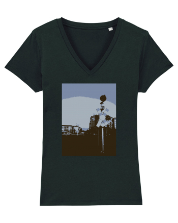 Photo Illustration - lo-fi railroad stop Black